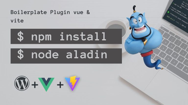 Make WordPress plugin using Vue with Vite build